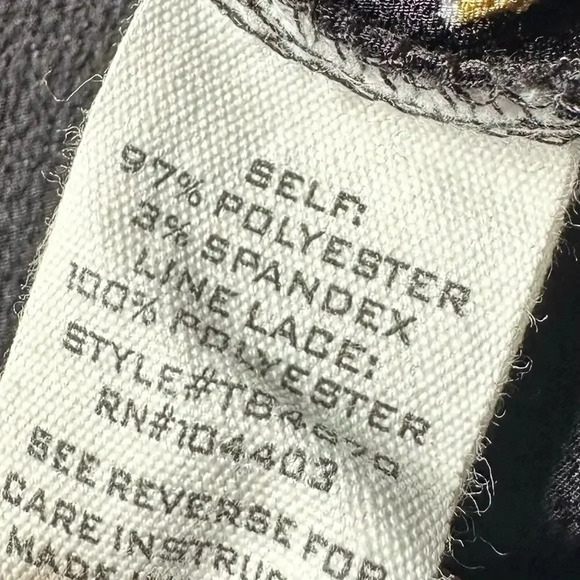 Anthropologie MINE Black Tie Short Sleeve Blouse Top Small - Picture 7 of 7